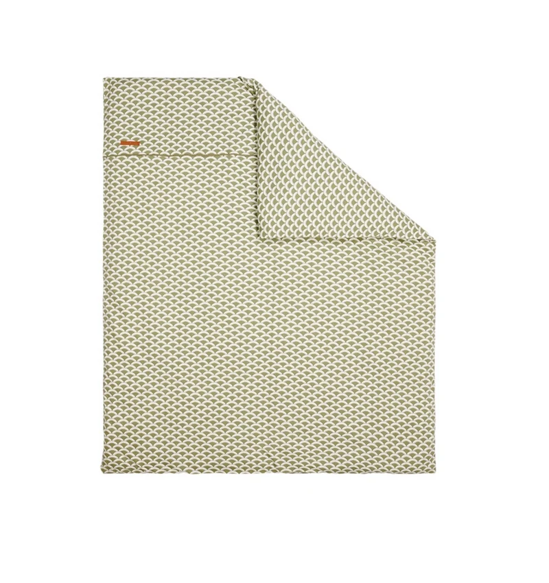 Wiegendeckenbezug Sunrise Olive | Little Dutch