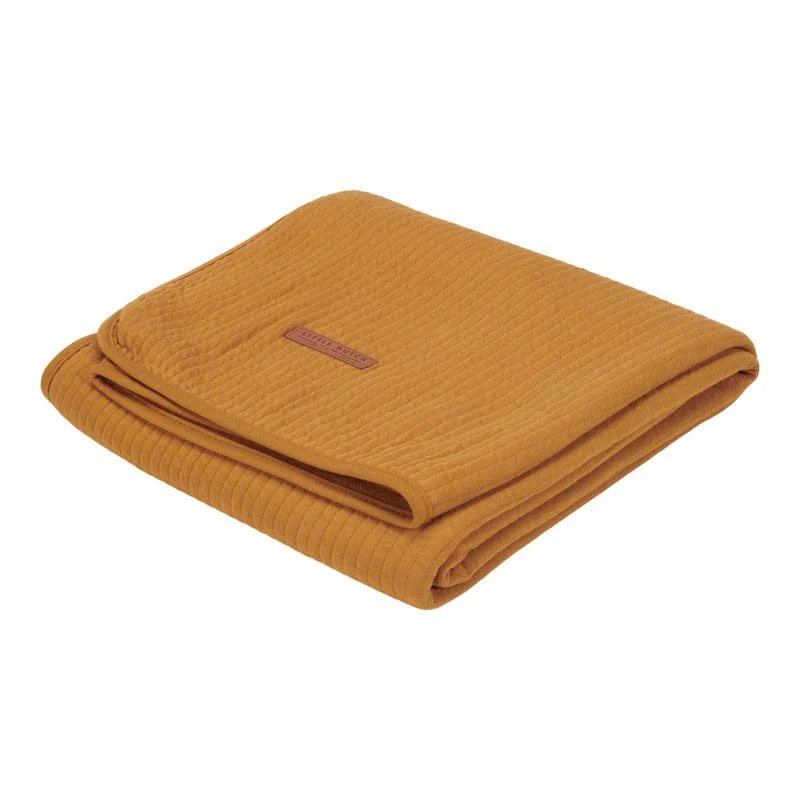 Little Dutch Sommerdecke Wiege Pure Ocker Spice 70 × 100 cm