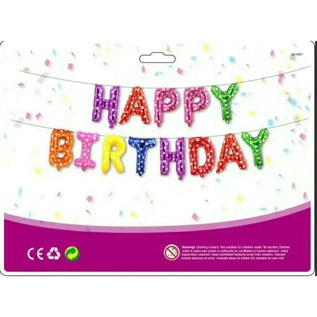Happy Birthday Decor Set -Multiple