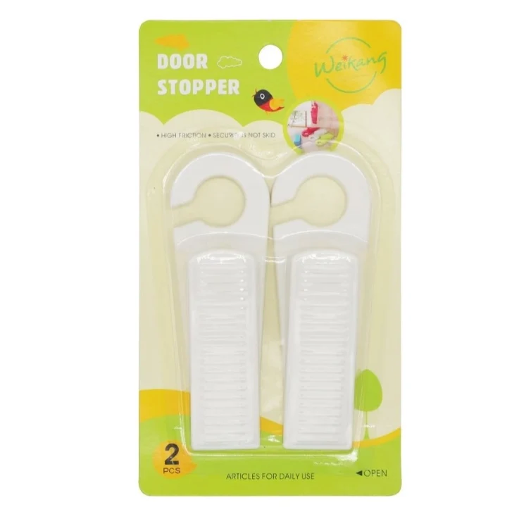 Baby Safety Door Stopper (Pack Of Two) White
