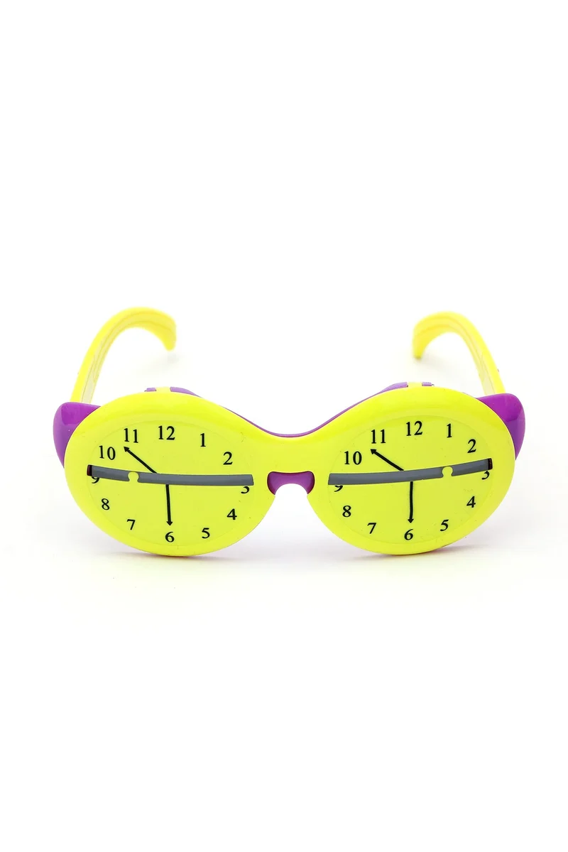 Kids Sunglasses - Clock - Purple