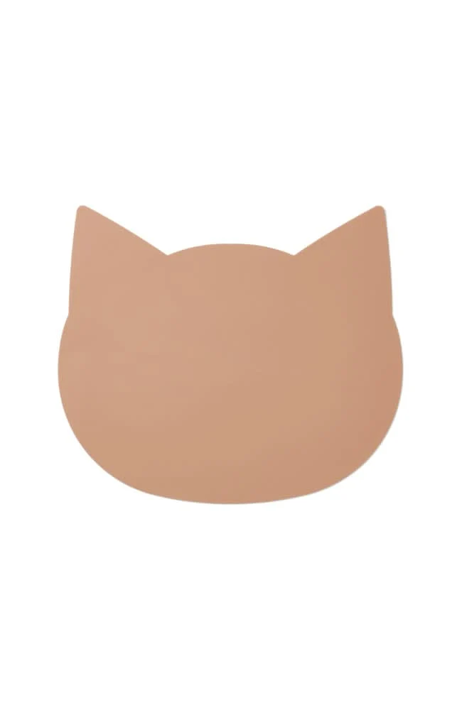 Aura Cat Placemat - Dark Rose