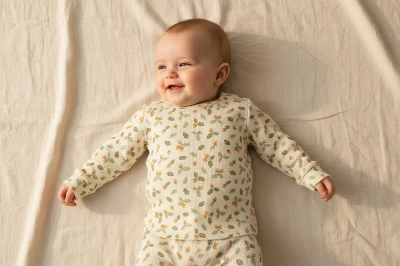 Zweiteiliger Pyjama Acorns & Leaves für Kinder