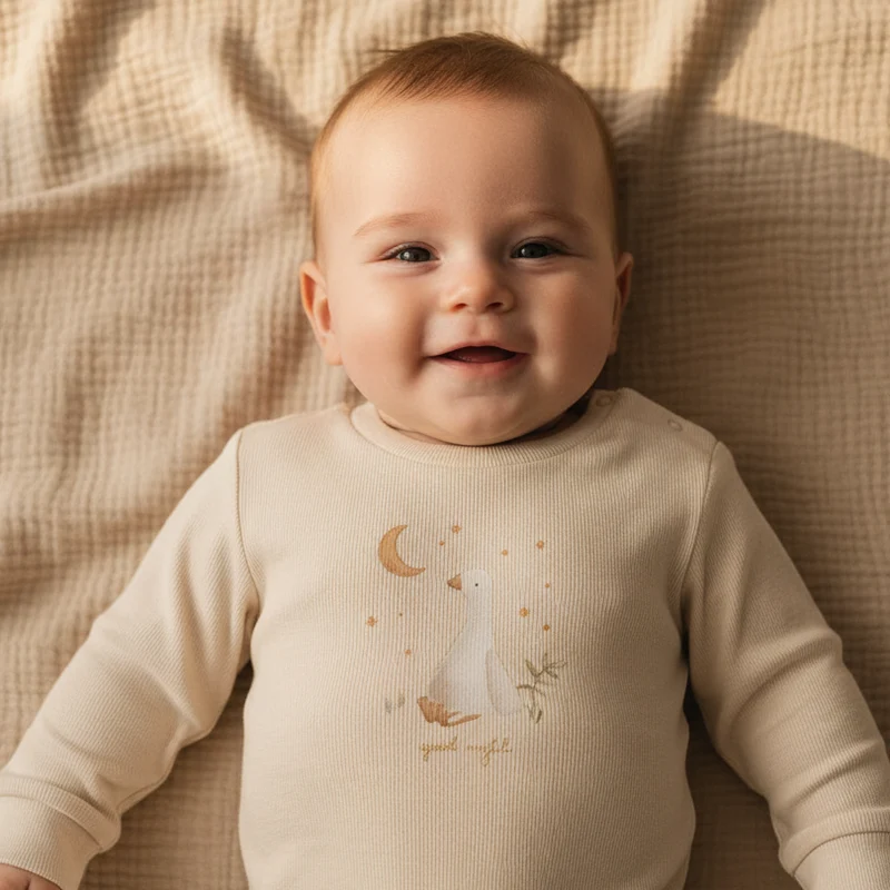 Zweiteiliger Baby-Pyjama Baby Goose | Little Dutch