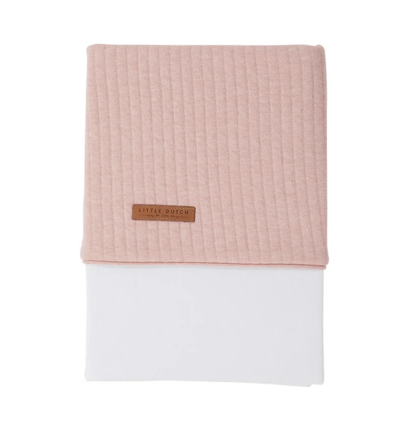 Kinderbett-Laken Pure pink | Little Dutch