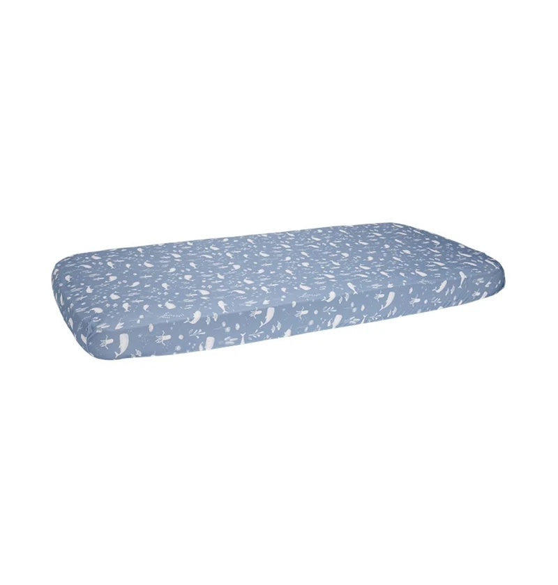 Kinderbettlaken Ocean Blau | Little Dutch