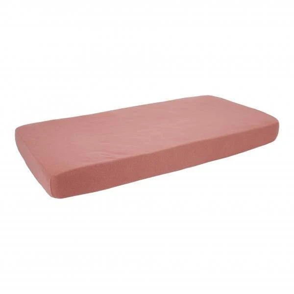 Spannbettlaken Pure Pink Blush 60×120 cm | Little Dutch