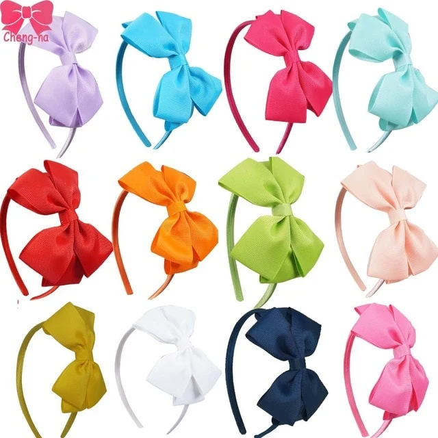 11pcs/lot High Quality Solid Hairbands Princess Hair Accessories