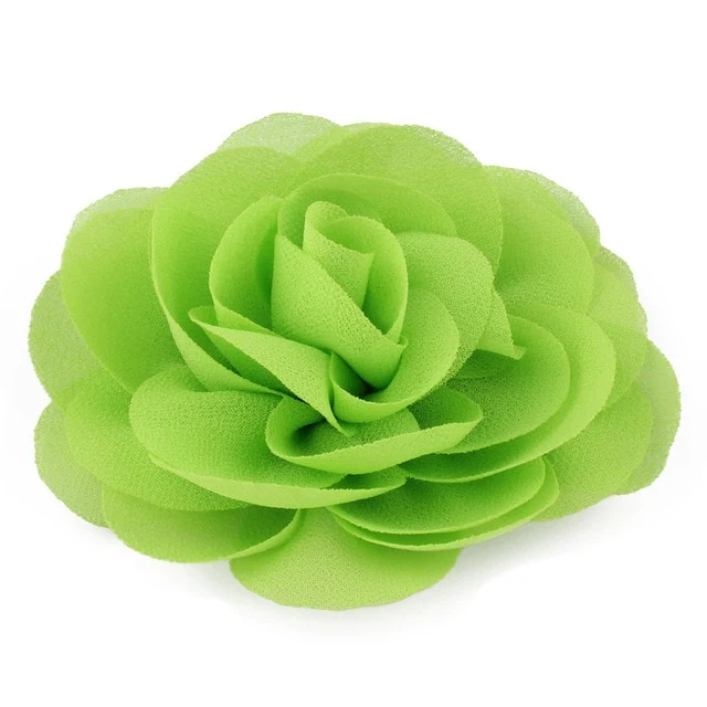 20 Colors Cute Kids Girls Soft Big Flower Hair Clips