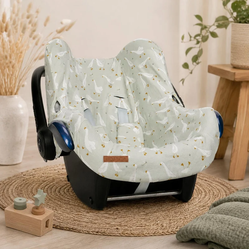 Little Dutch Babyschalenbezug Little Goose für 3-Punkt-Gurt