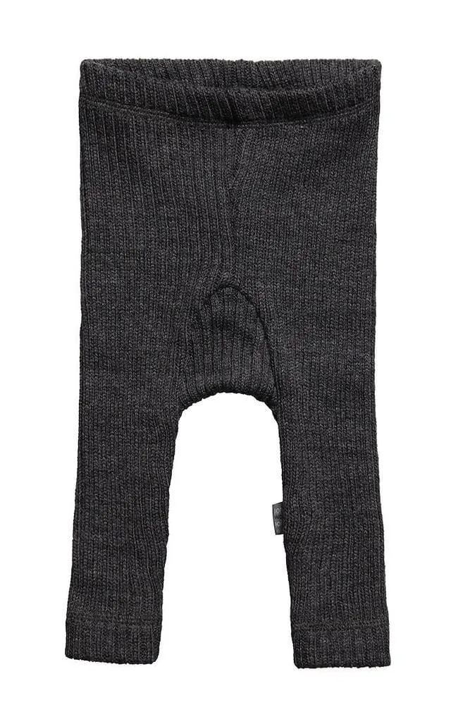 Ullar Buxur Rib - Dökkgráar