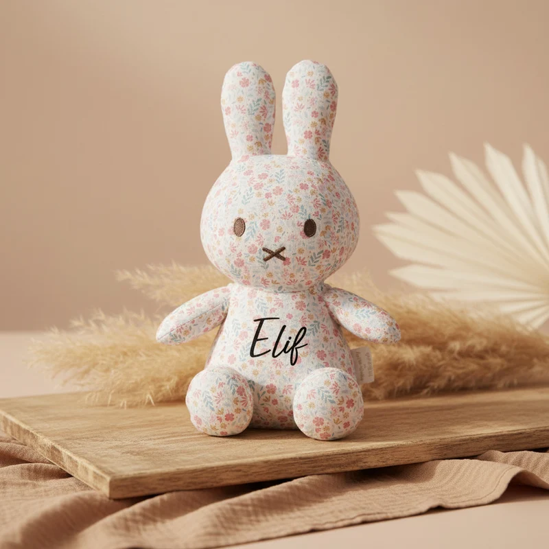 Miffy Kuscheltier Lucky Blossom 30 cm – personalisierbar