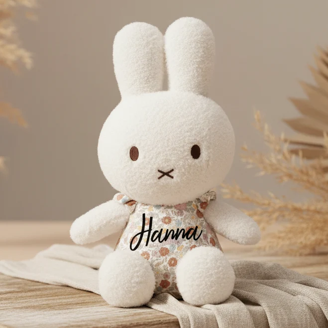 Miffy Kuscheltier Little Flowers 35 cm – personalisierbar