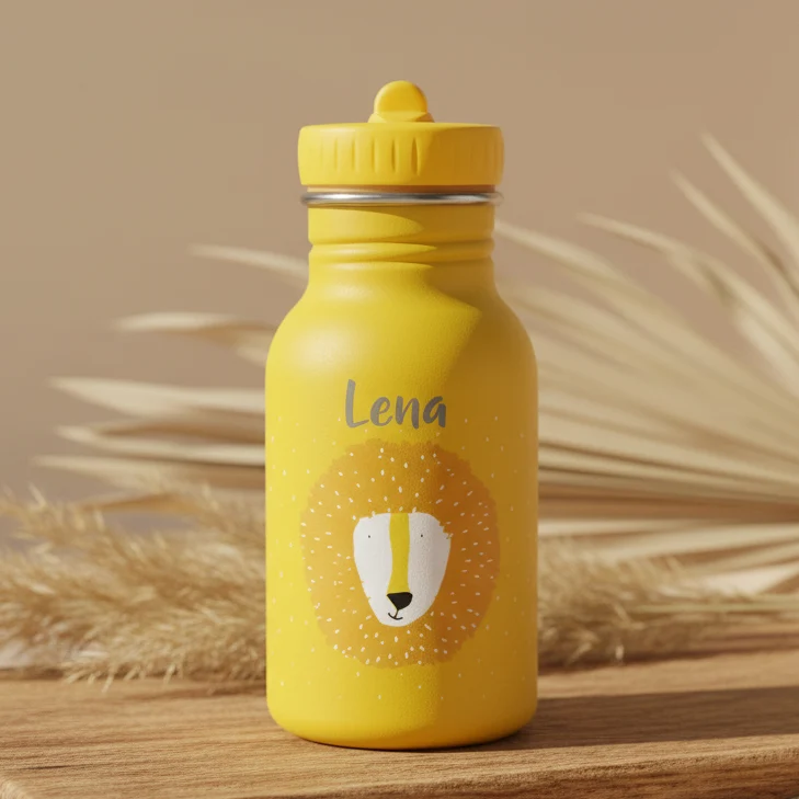 TRIXIE Kinder Trinkflasche personalisiert - Tiere