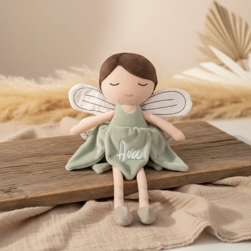 Jollein Kuschelpuppe Fee Livia 32 cm | personalisierbar