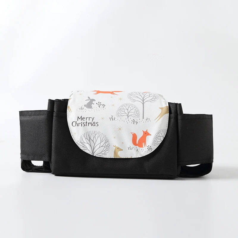 Baby Stroller Organizer Cup Holder Storage Bag