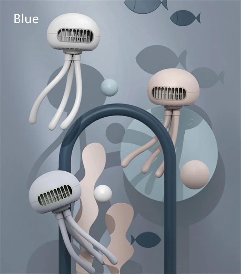 Jellyfish Octopus Baby Stroller Electric Fan