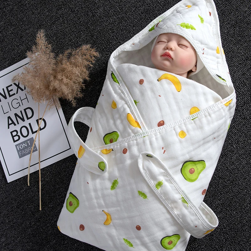 Cotton Baby Swaddle Blanket Towel Wrap