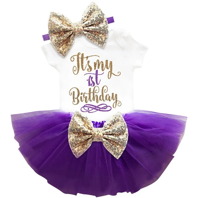 1 Year Baby Girl Dress Princess Girls Tutu Dress