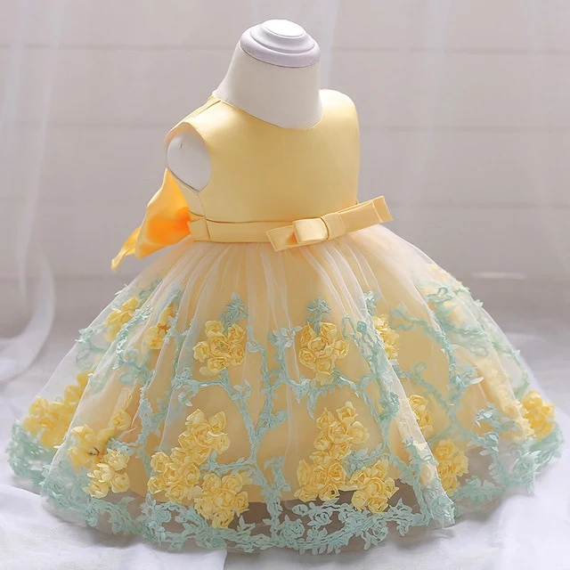 Flower Toddler Baby Girl Infant Princess Dress Baby Girl