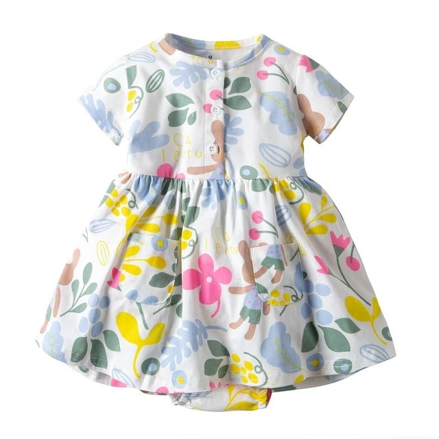 2019 summer baby dress for girls baby clothing 6 9 months