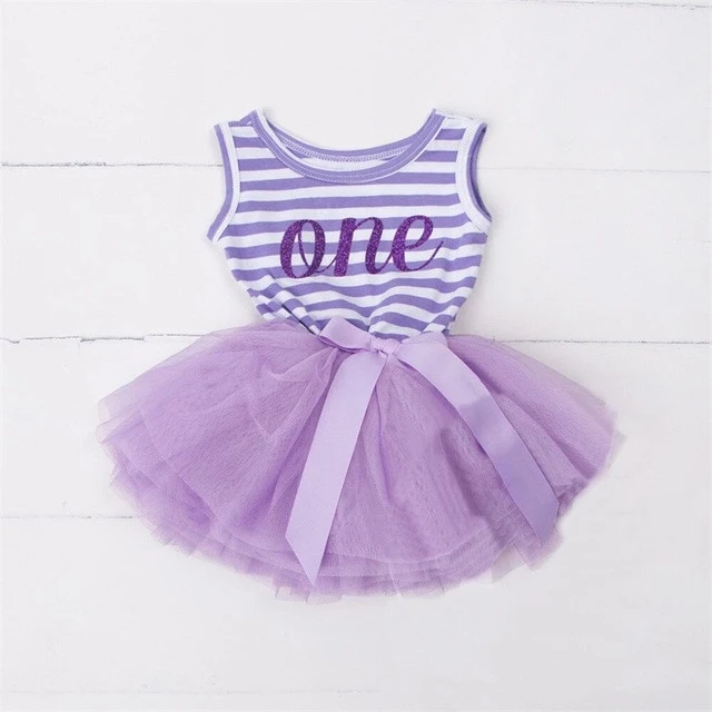 Baby Girl 1 year birthday Tutu Dress