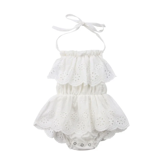 Cute Newborn Kids Baby Girl Romber Dress