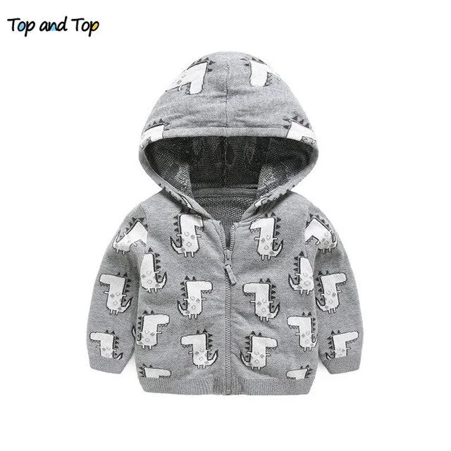 Spring&Autumn Baby Boys Girls Toddler Cartoon Hoodies