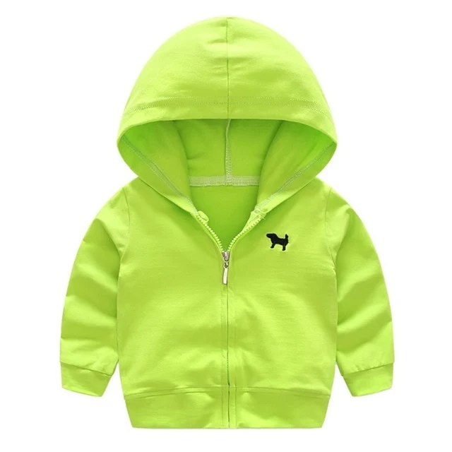 0-4Y Baby Baby Clothing Autumn New Bright Color Sports Jacket Newborn Hoodies