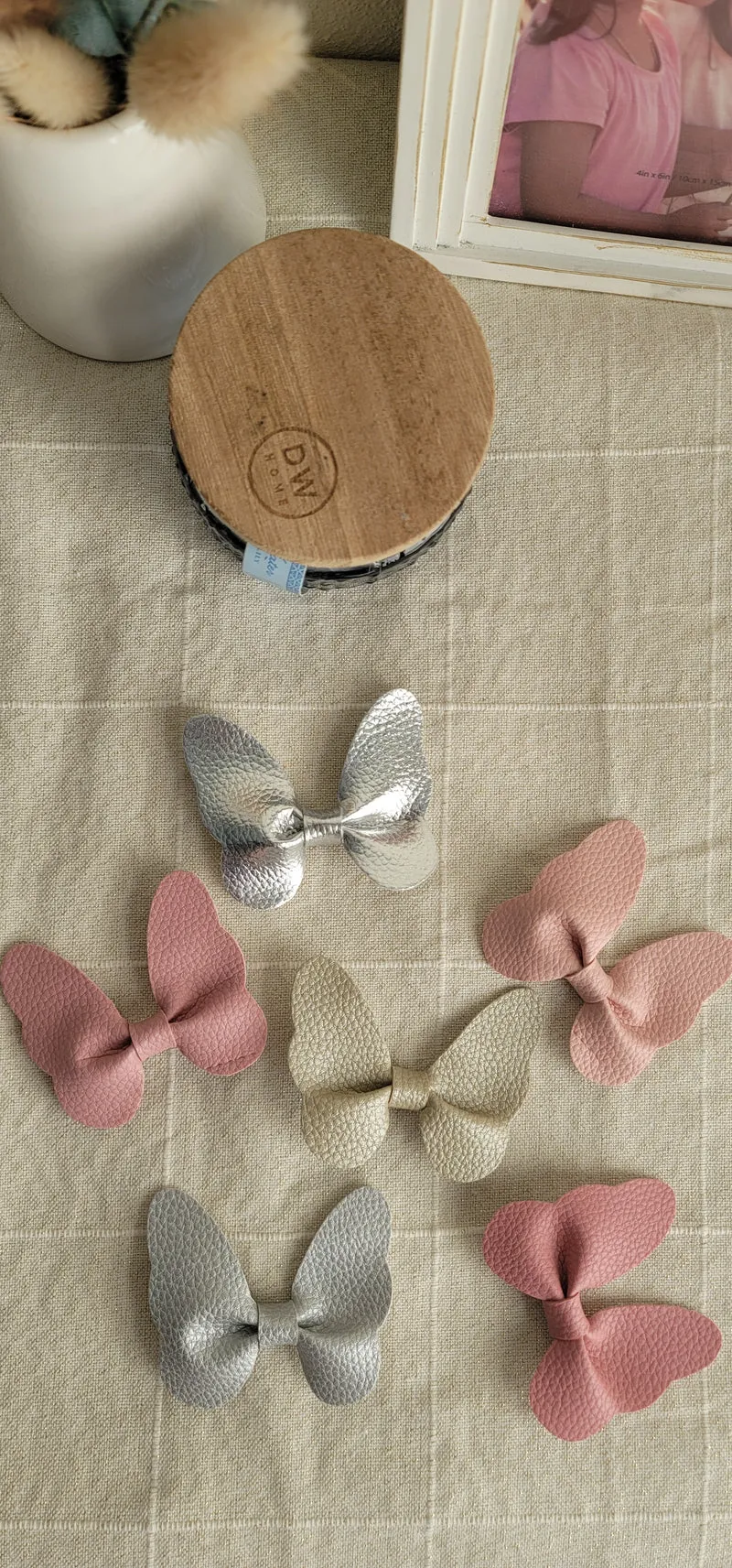 Butterfly hair clips