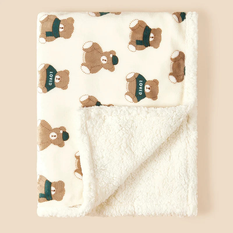 Thickened Double Layer Baby Stroller Blanket