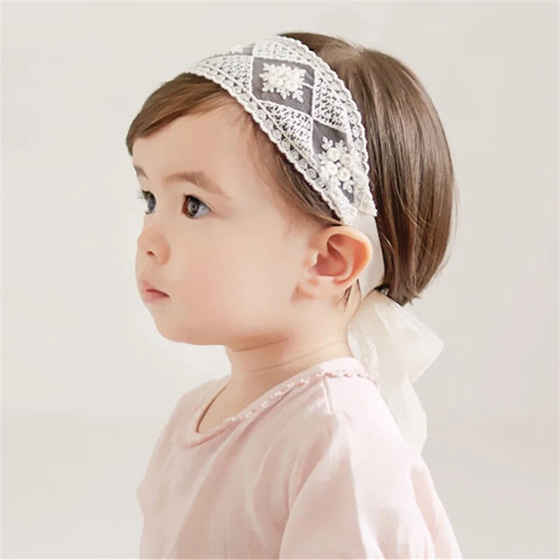 Cute Bow Lace Baby Girl Headband Hairband
