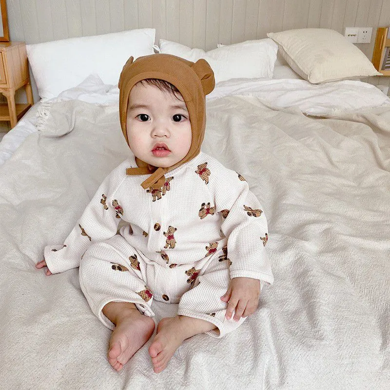 Baby Western Style One-Piece Romper Pajamas