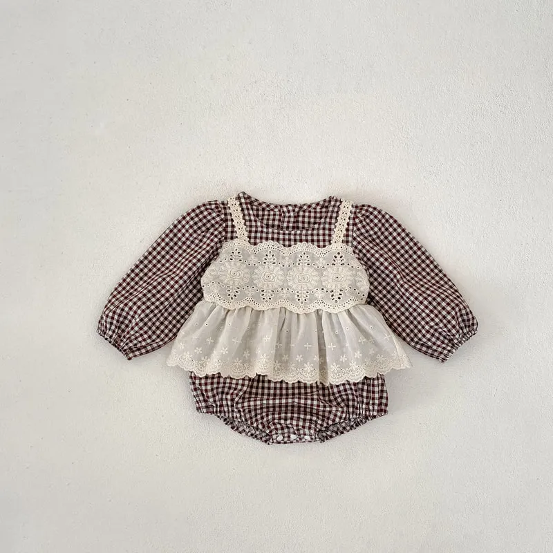 Cute Lace Baby Girl Skirt Romper