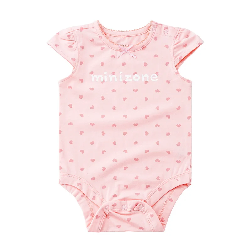 Short Sleeve Baby Girl Romper Onesie