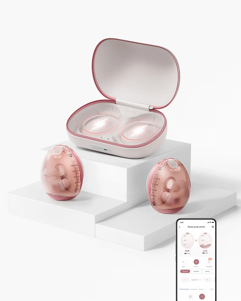 Momcozy Breast Pump Air 1 + 120 Breastmilk Storage Bags