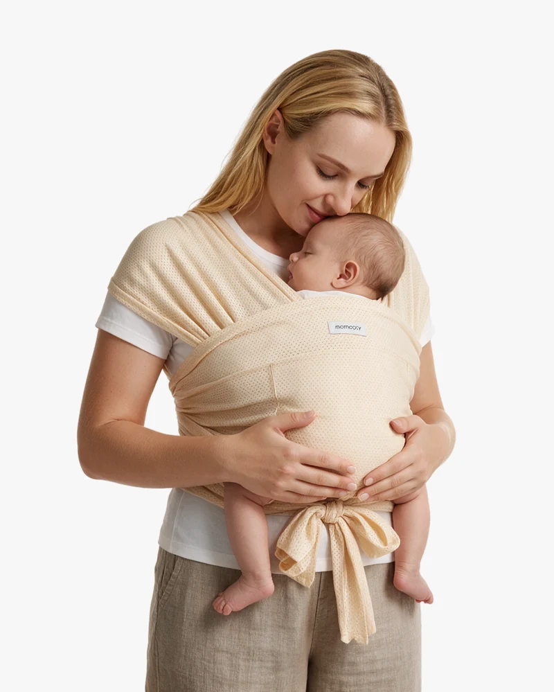 SnapLite Cooling Mesh Baby Wrap Carrier for Newborns