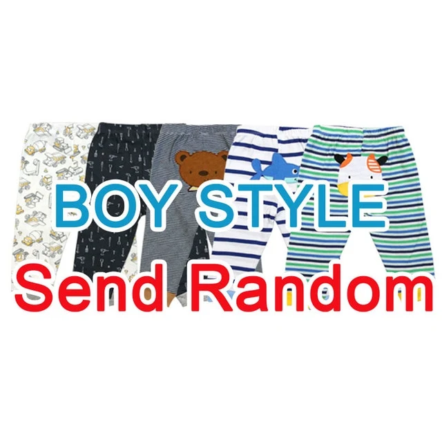 5 pcs/set baby pants 0-24 months pant 3 pcs embroidery+2 pcs print cuff style pant