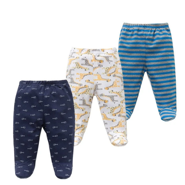 3PCS/lot Baby Pants 100% Cotton
