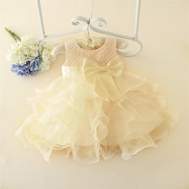 Hot Lace flower girls wedding dress baby