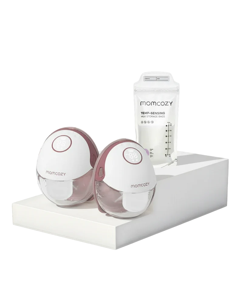 Momcozy Breast Pump M6 + 120 Breastmilk Storage Bags