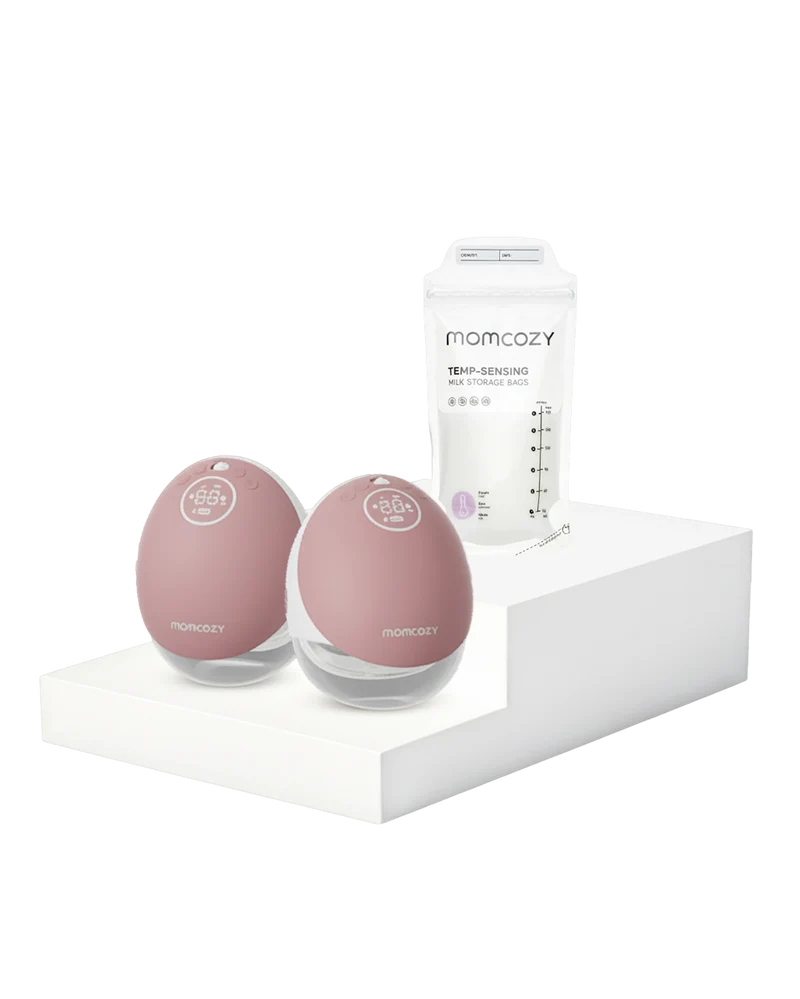 Momcozy Breast Pump M9 + 120 Breastmilk Storage Bags