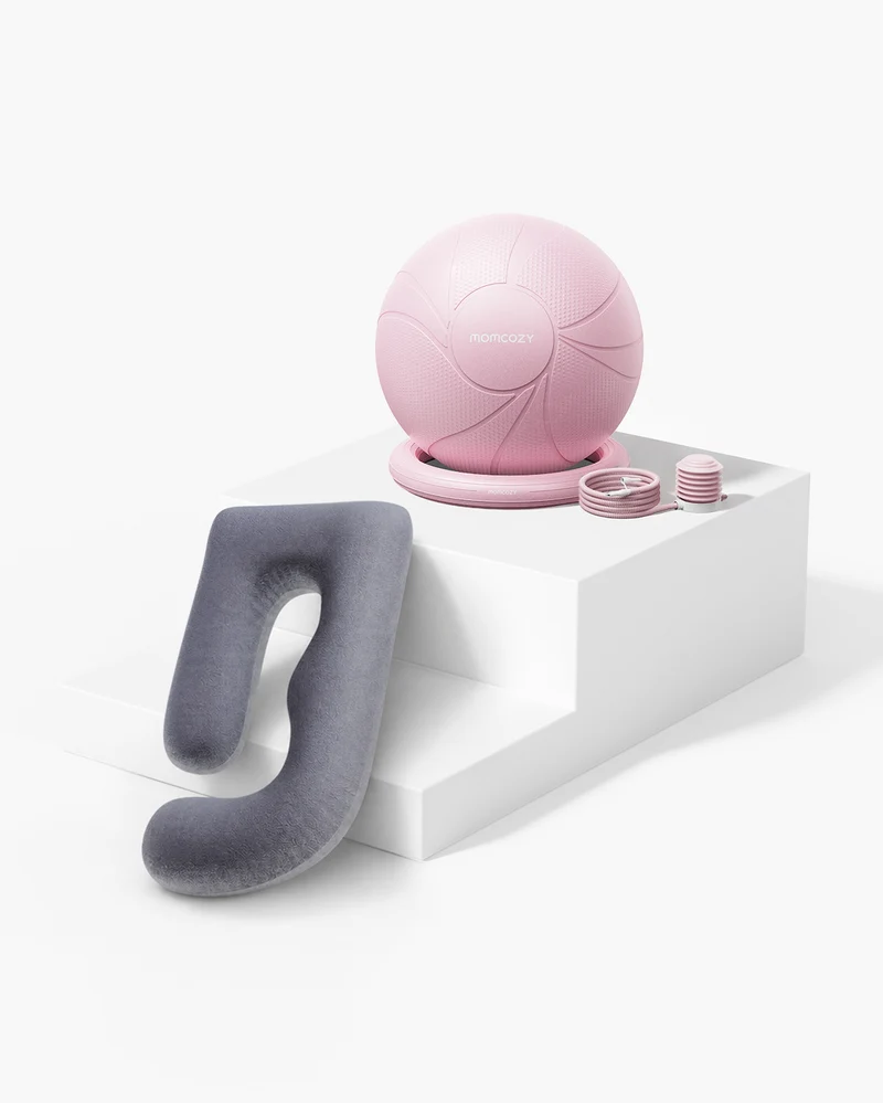 Maternity Pillow & BirthEase Maternity Ball Bundle