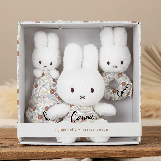 Geschenkset Vintage Little Flowers x Miffy | Tiamo
