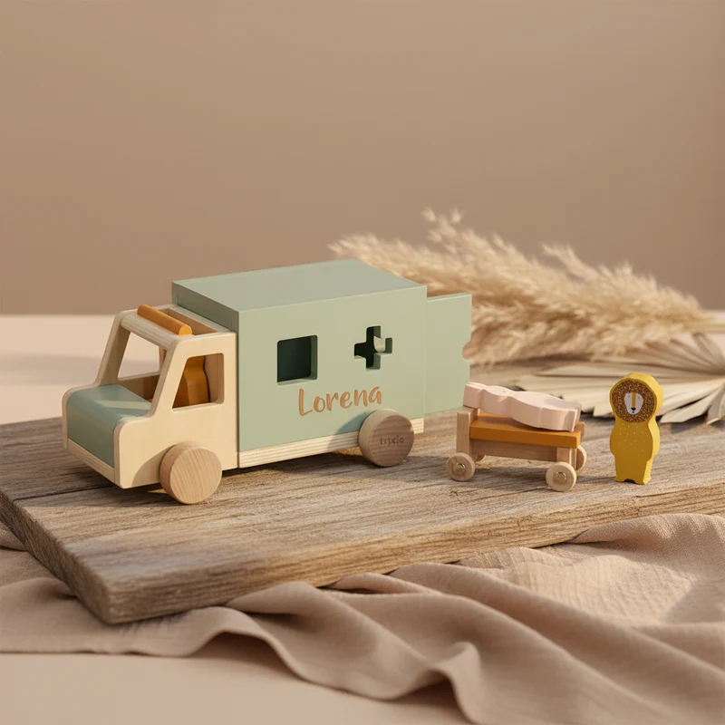 Krankenwagen aus Holz | Trixie
