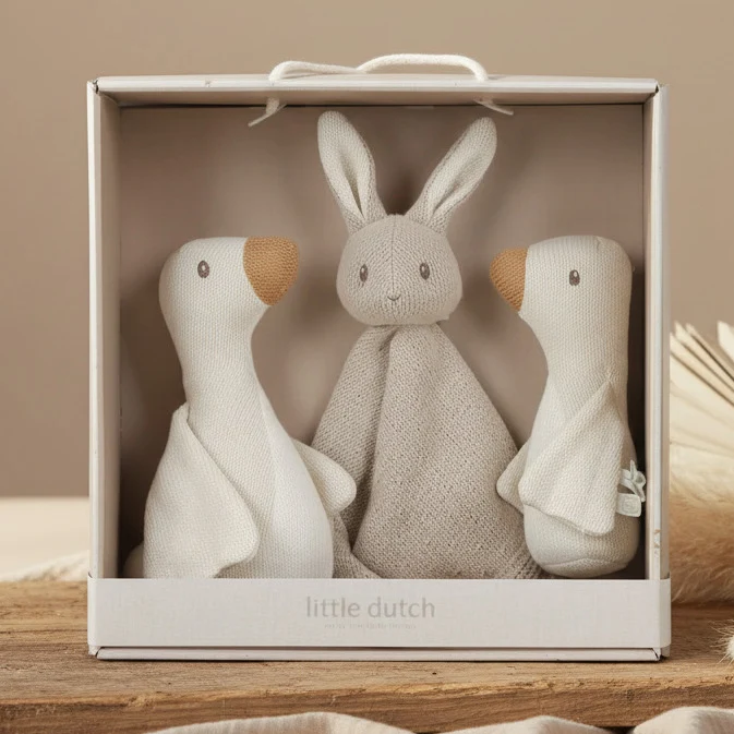Little Dutch Gestricktes Geschenkset Newborn Naturals GRS