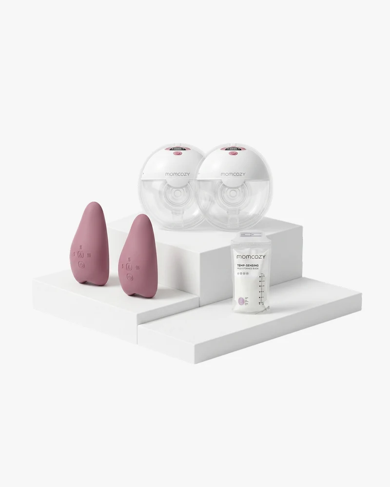 Feeding Bundle: M5 Smart and 120 Breastmilk Storage Bags and Lactation Massager