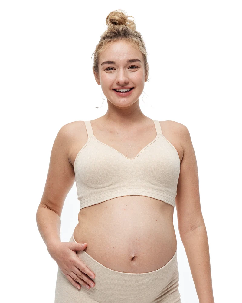 Momcozy U.S. Cotton Seamless Wireless Everyday Bras