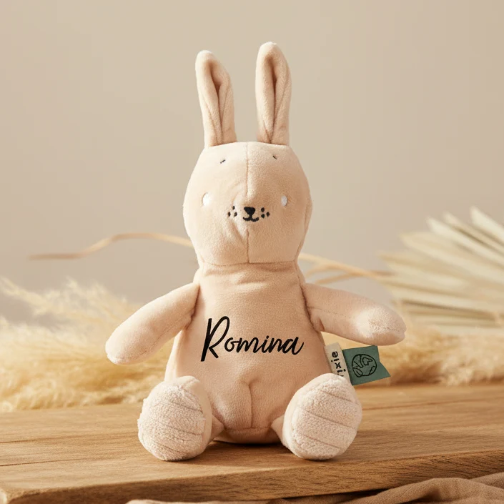 Trixie Kuscheltier Baby Frau Hase 27 cm – optional mit Name