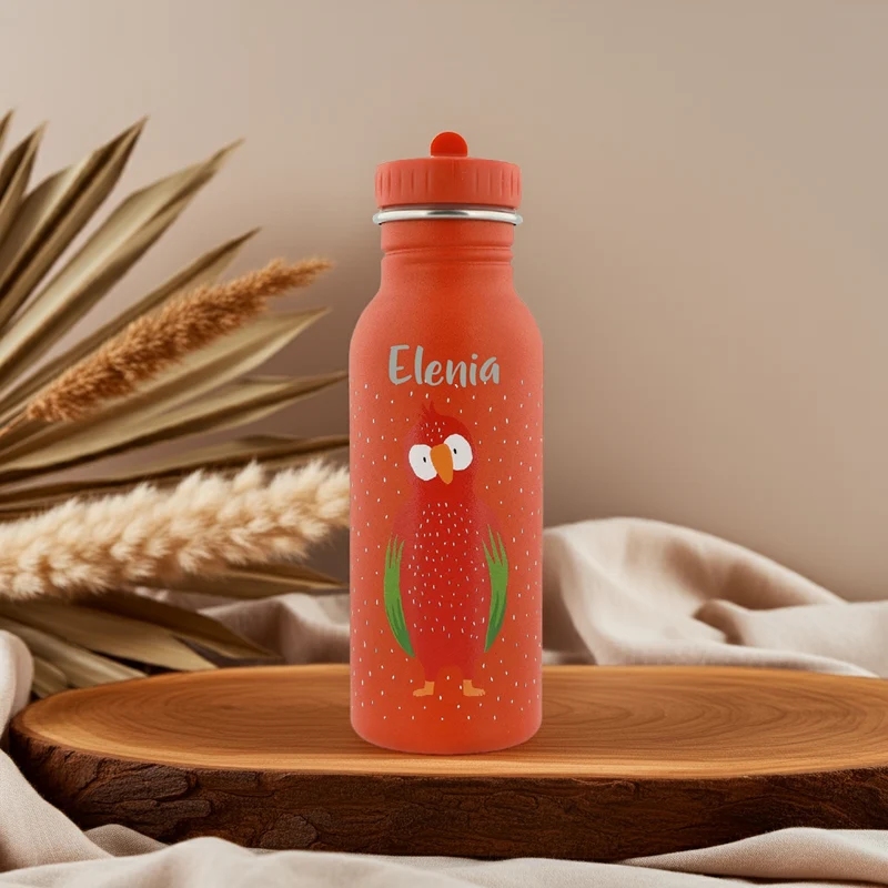 TRIXIE Kinder Trinkflasche personalisiert - Tiere